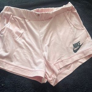 Pink Nike relax shorts